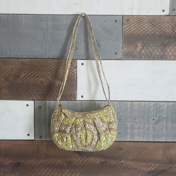 Vera Bradley Retired Spring 2010 Sittin' In A Tree' Quilted Crossbody Bag Purse - Picture 4 of 12